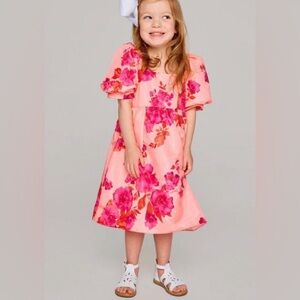 Buddy Love Floral Pink Kids Dress 6T